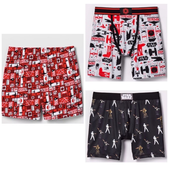 Star Wars Mens Boxer Brief Large or X-Large 3 Set - Picture 1 of 6